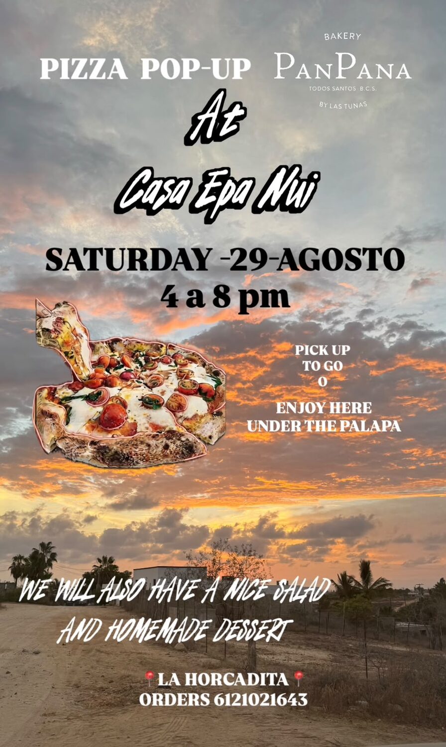 Pizza pop-up at Casa Epa Nui